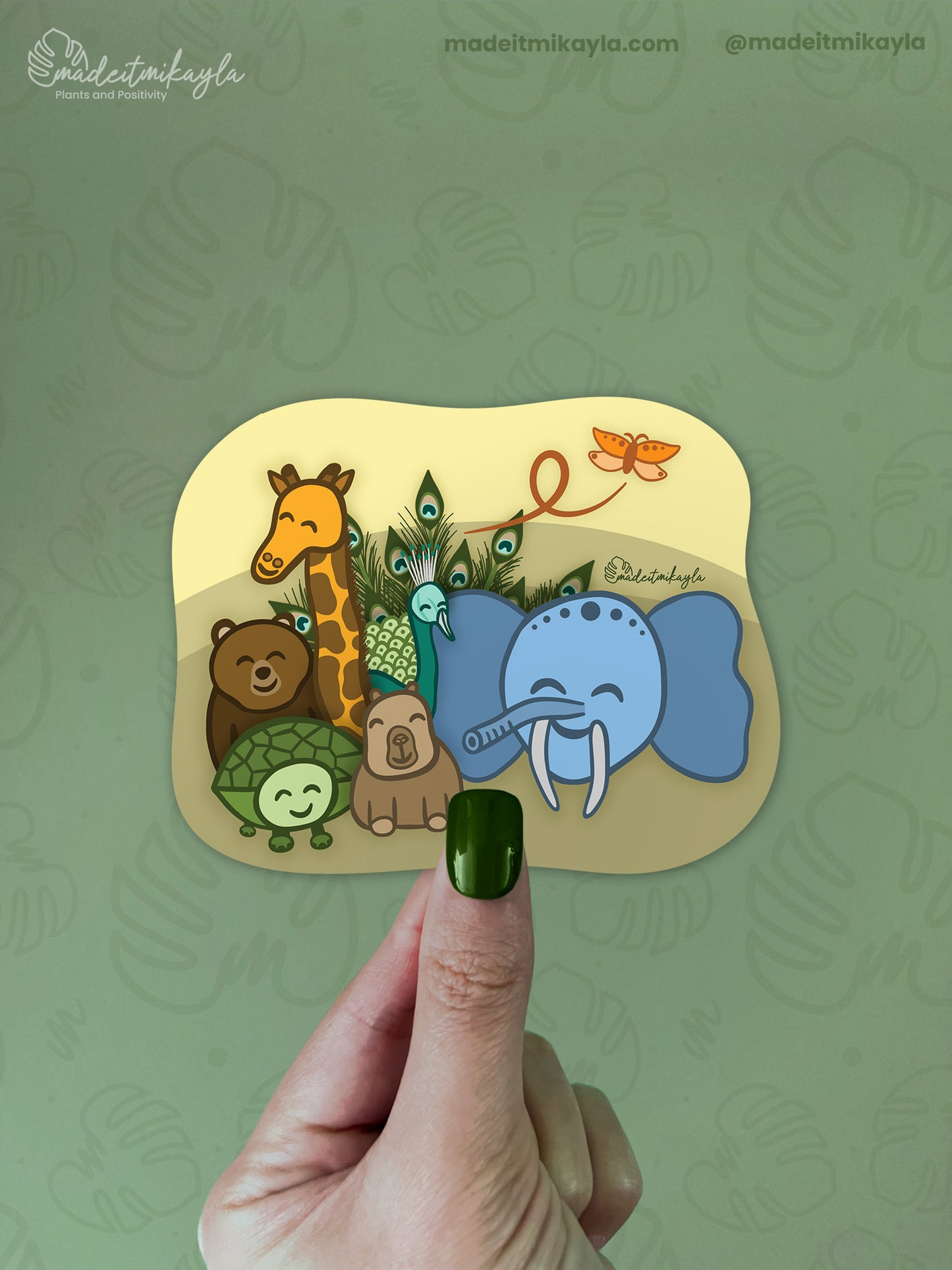 Zoo Animals Sticker | MadeItMikayla