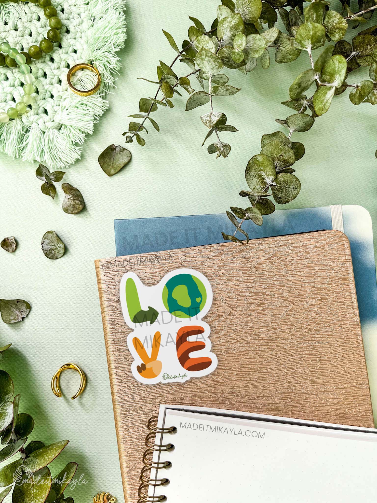 Earth LOVE Sticker | MadeItMikayla