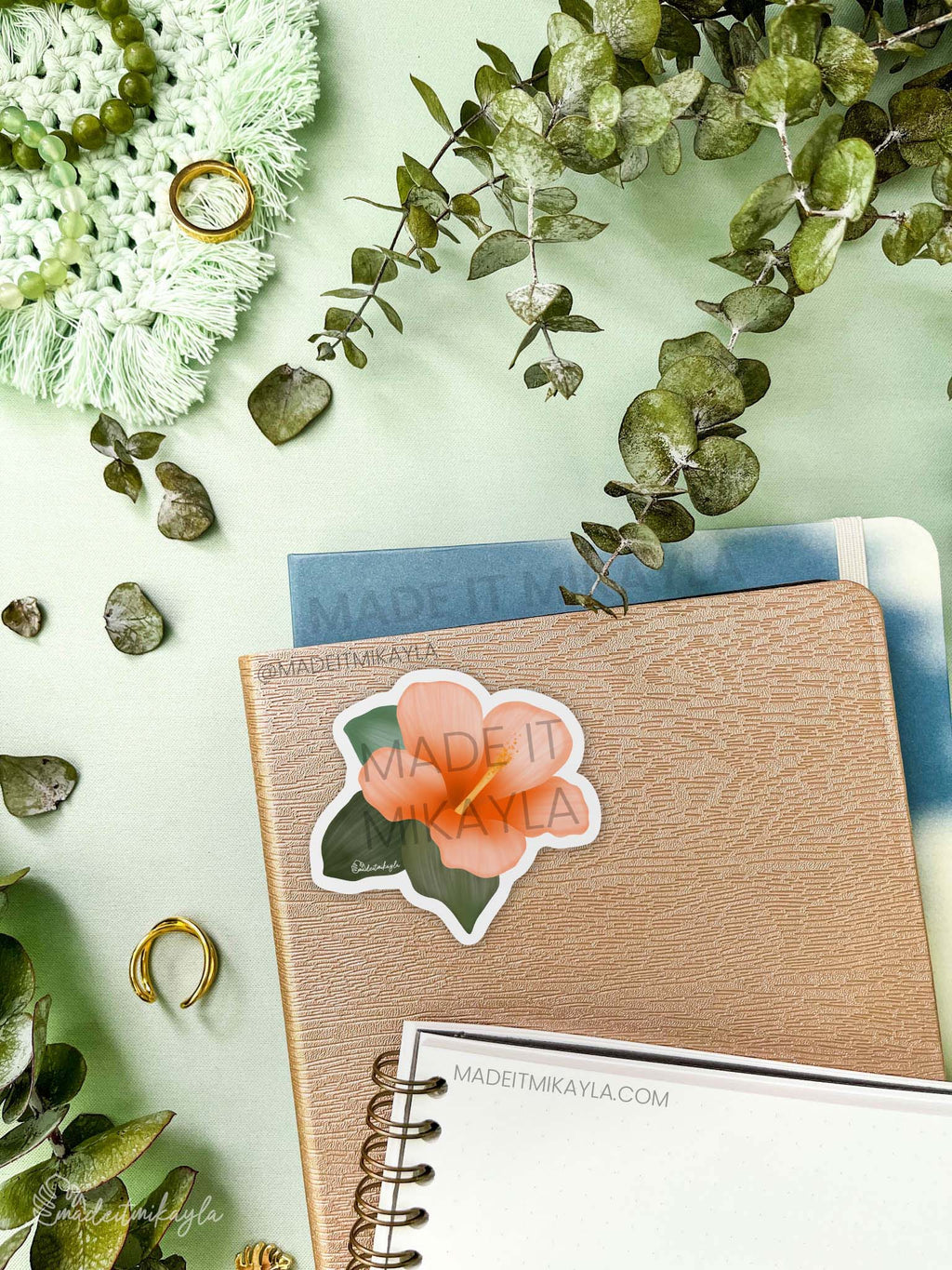 Hibiscus Sticker | MadeItMikayla