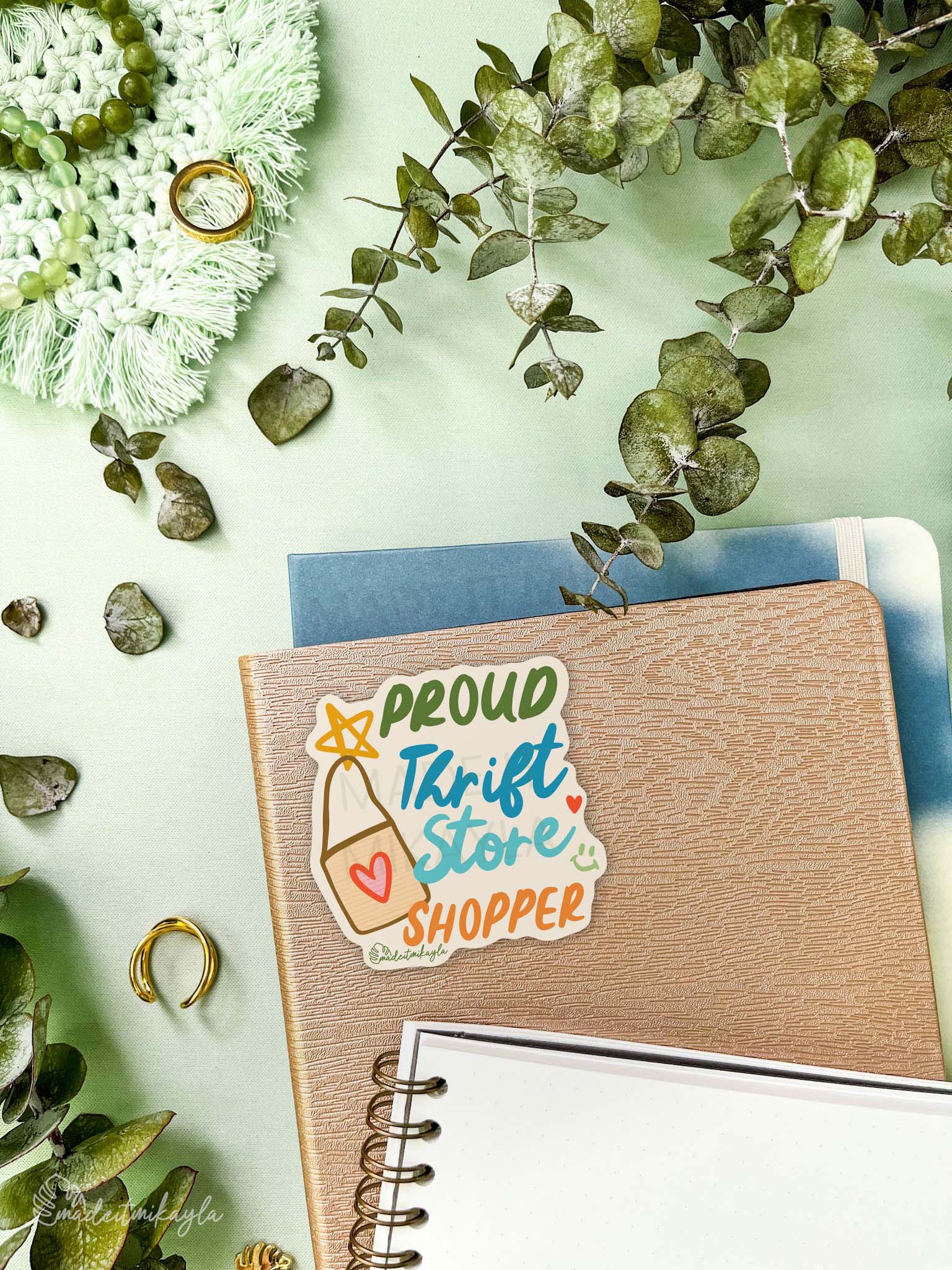 Proud Thrift Store Shopper Sticker | MadeItMikayla