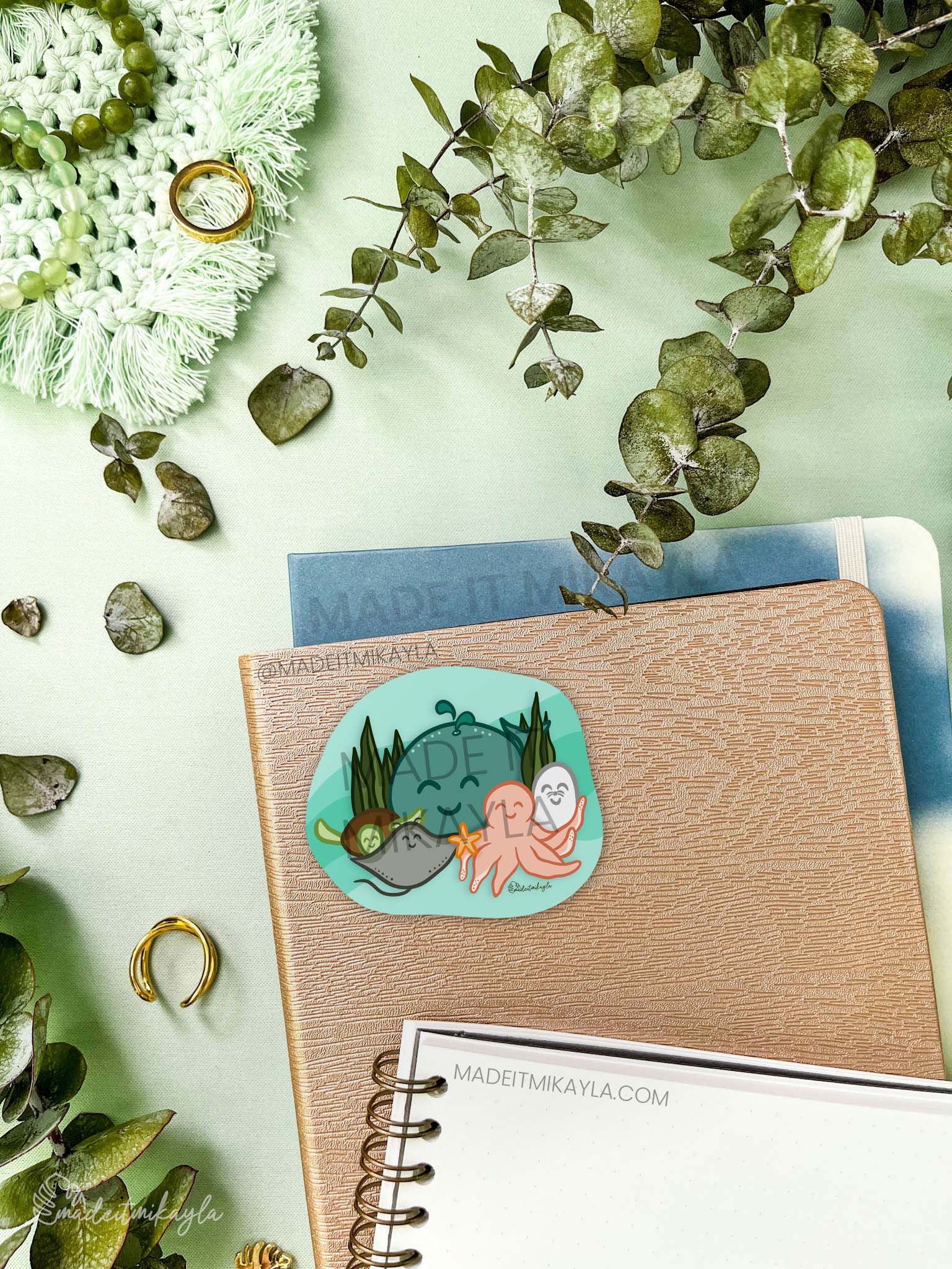 Sea Animals Sticker | MadeItMikayla