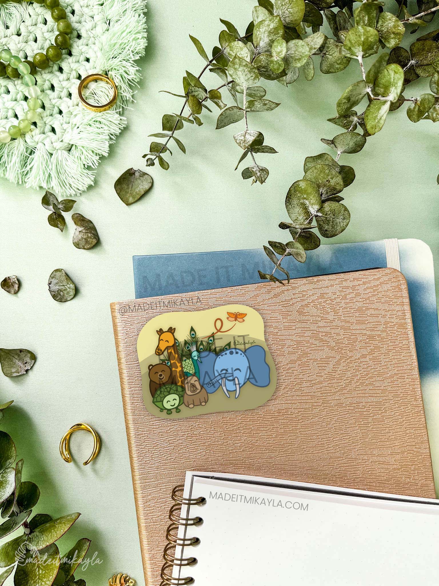 Zoo Animals Sticker | MadeItMikayla
