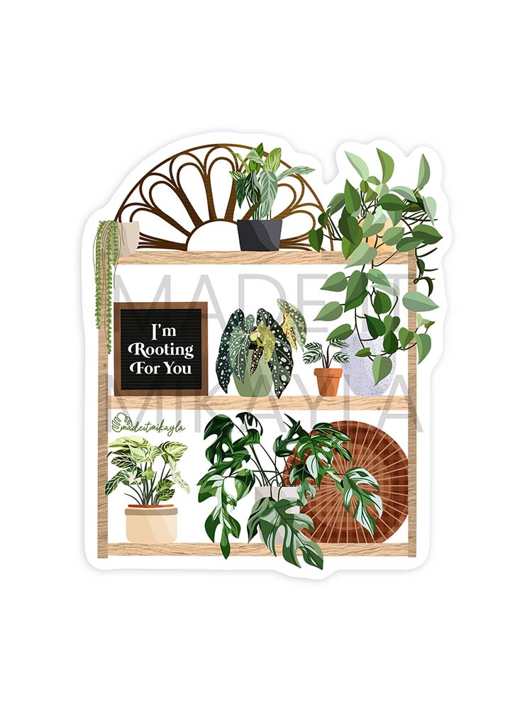 CLEAR Rooting For You Sticker | MadeItMikayla