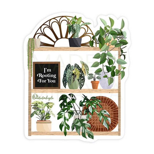 CLEAR Rooting For You Sticker | MadeItMikayla