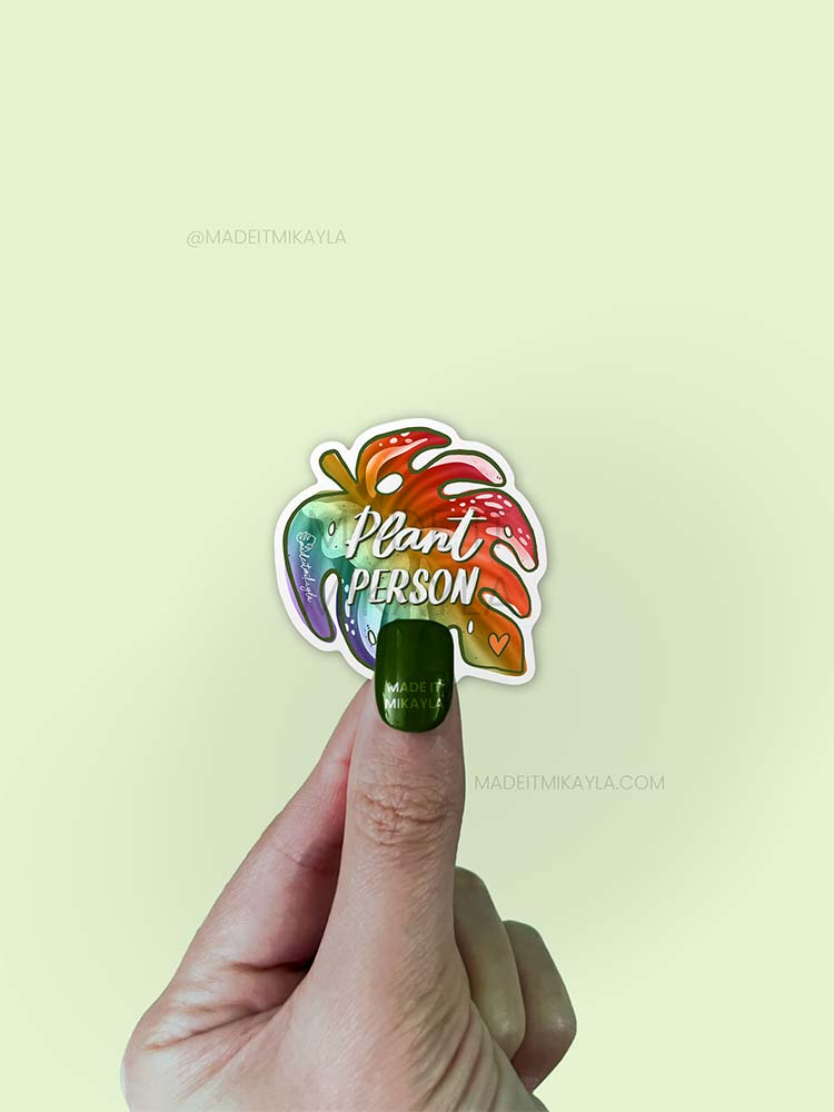 Plant Person Sticker