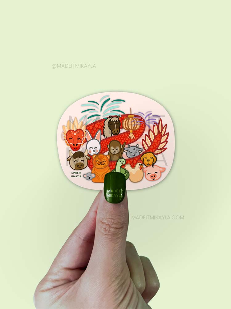 Zodiac Animals Sticker | MadeItMikayla