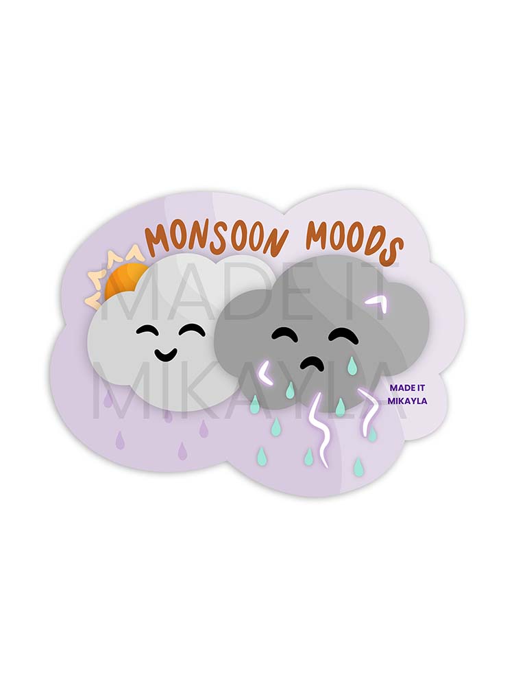 Monsoon Moods Sticker