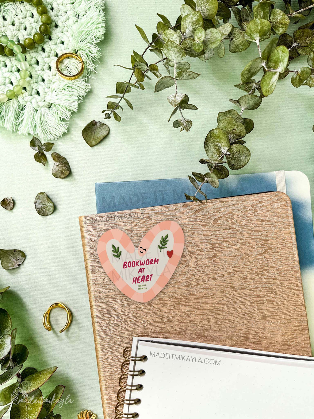 Bookworm at Heart Sticker