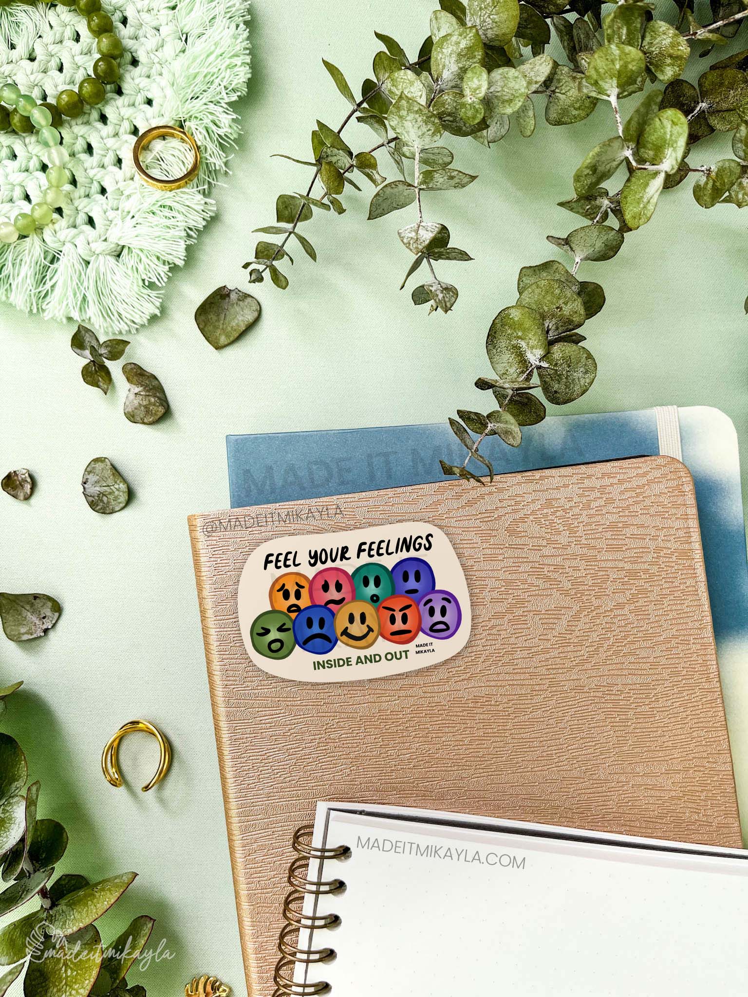 Feel Your Feelings Inside and Out Sticker | MadeItMikayla