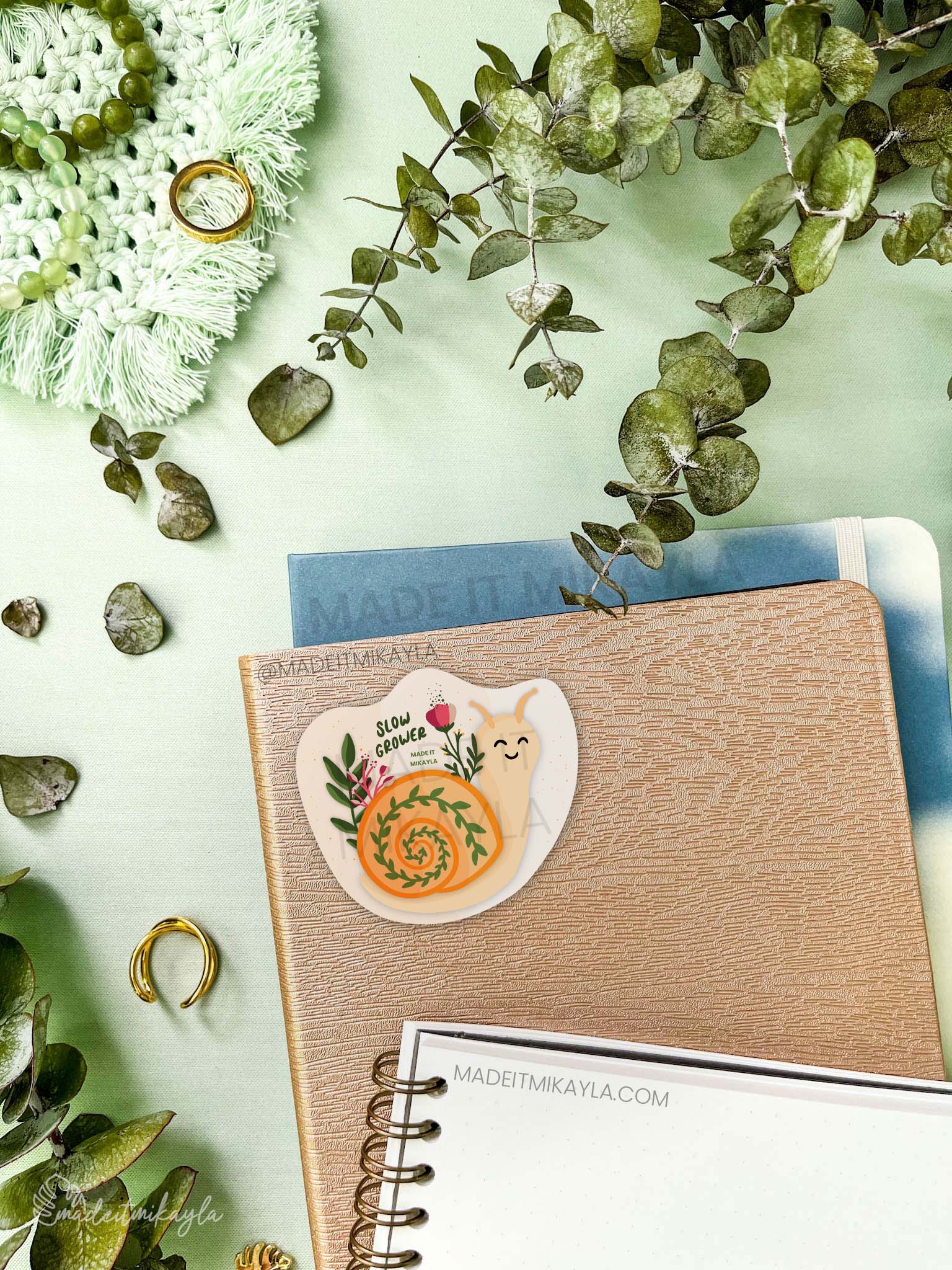 Slow Grower Snail Sticker | MadeItMikayla