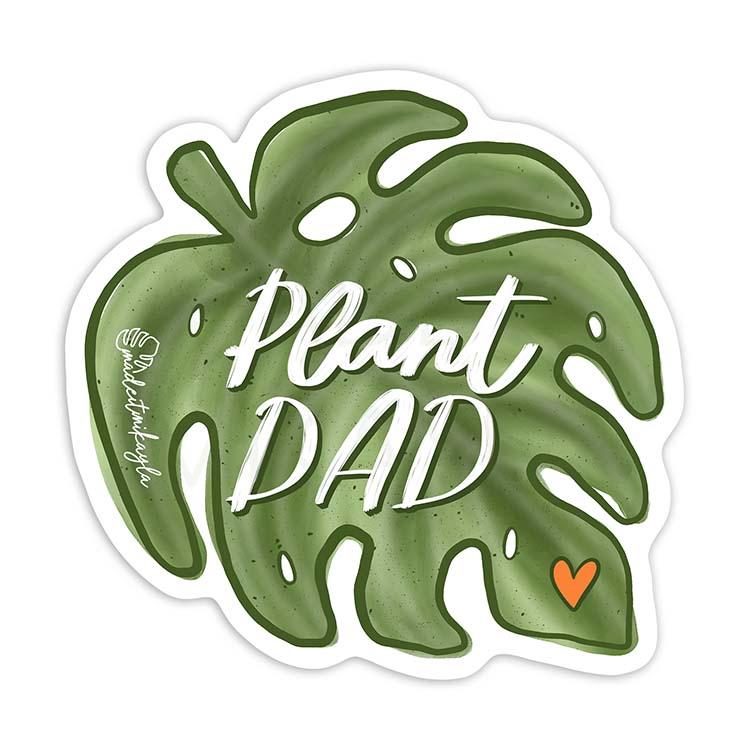 Plant Dad Sticker | MadeItMikayla