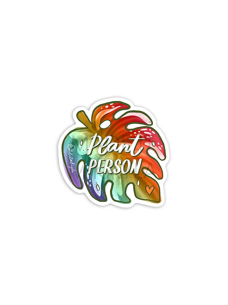 Plant Person Sticker