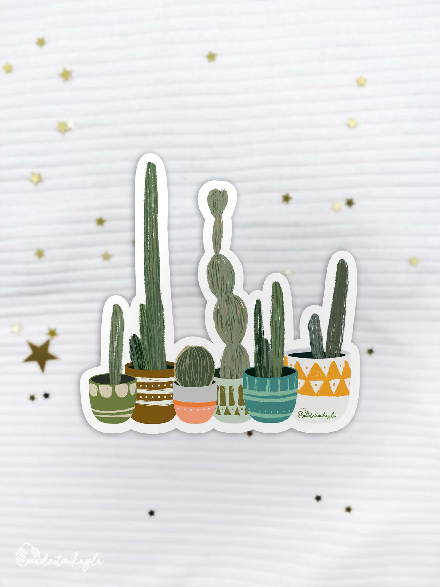 Cactus Group Sticker | MadeItMikayla