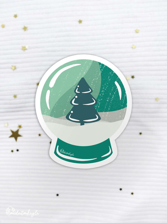 Snow Globe Sticker | MadeItMikayla