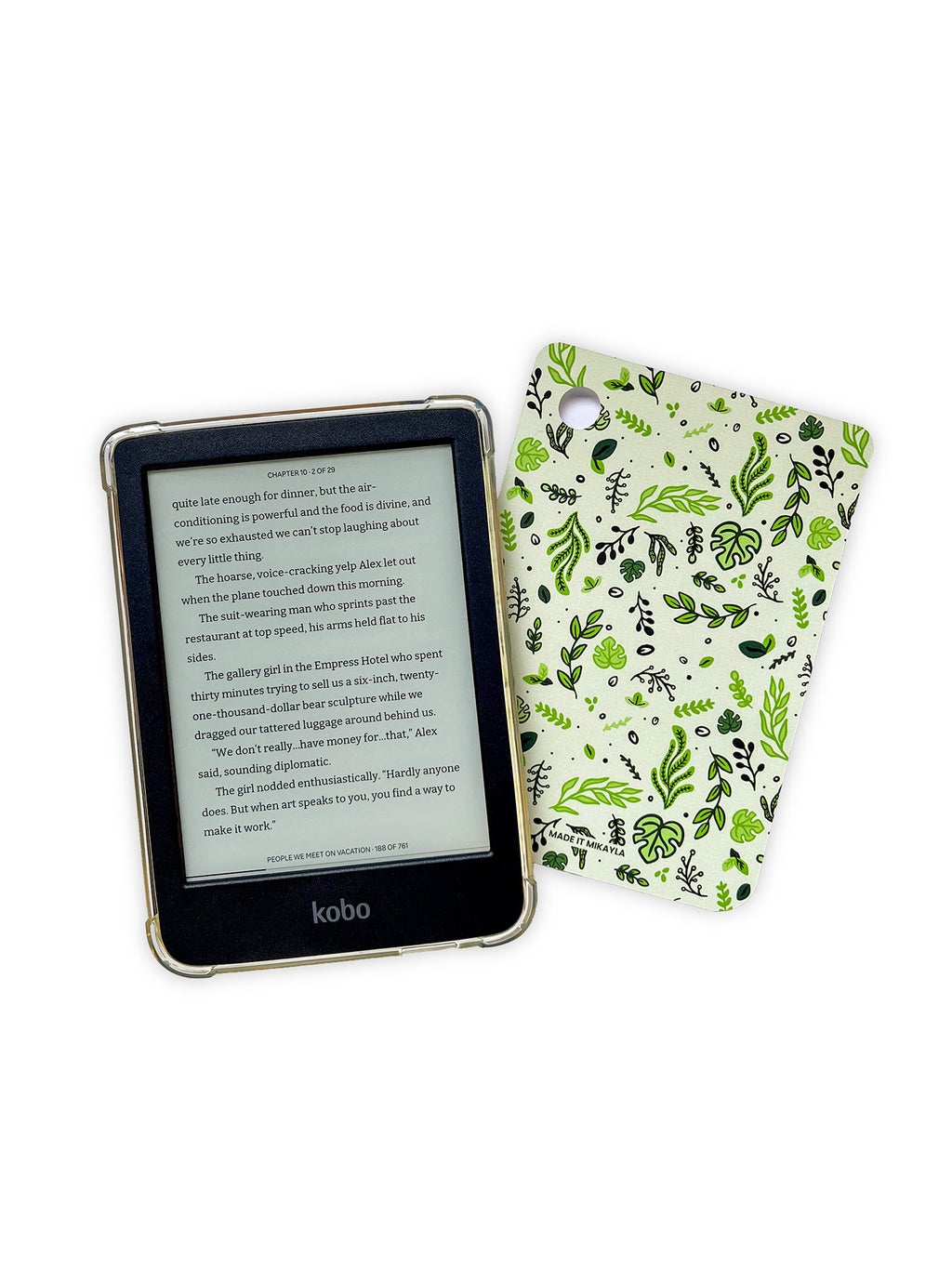 Elemental Greenery E-Reader Insert