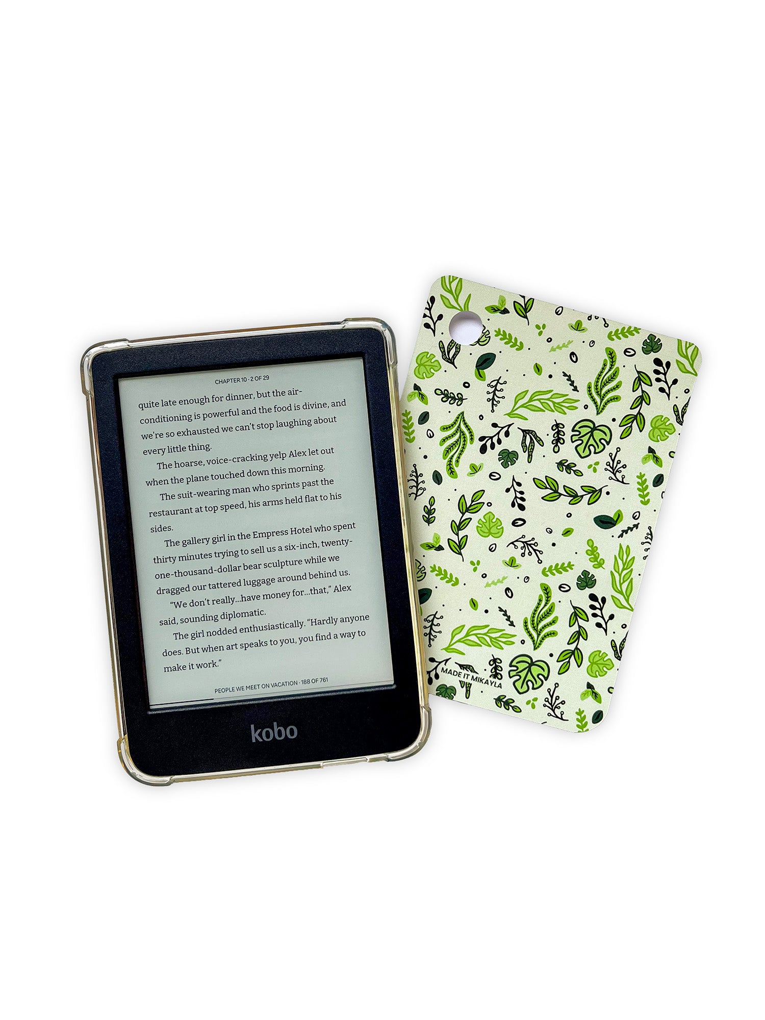 Elemental Greenery E-Reader Insert