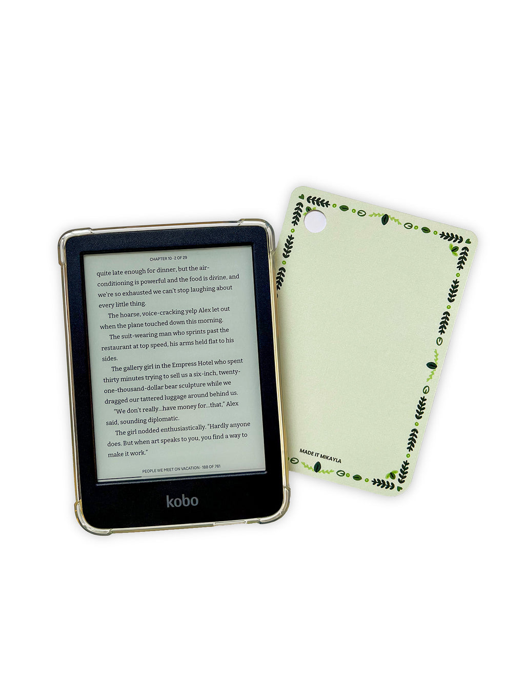 Elemental Greenery Frame E-Reader Insert