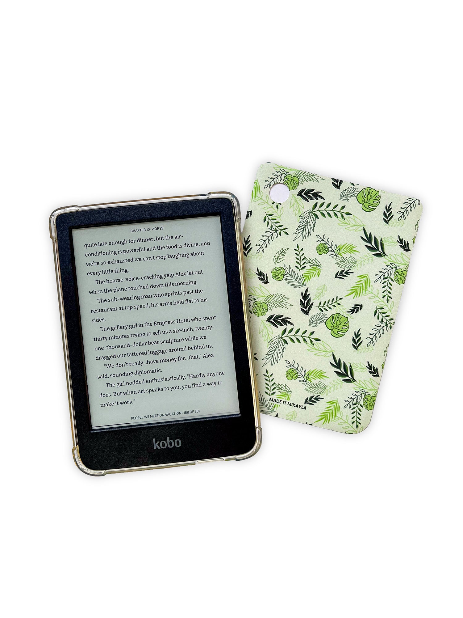Mixed Greenery E-Reader Insert