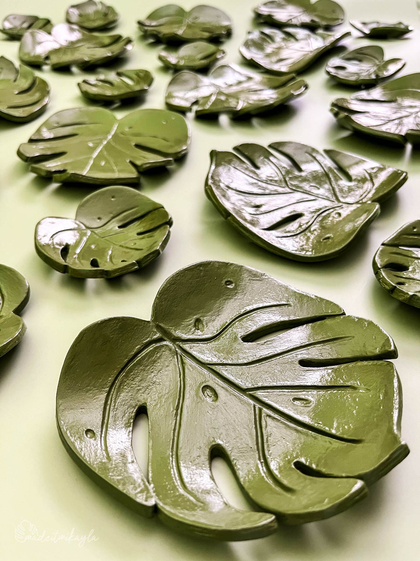 Mini Monstera Leaf Jewelry Dish/Trinket Tray