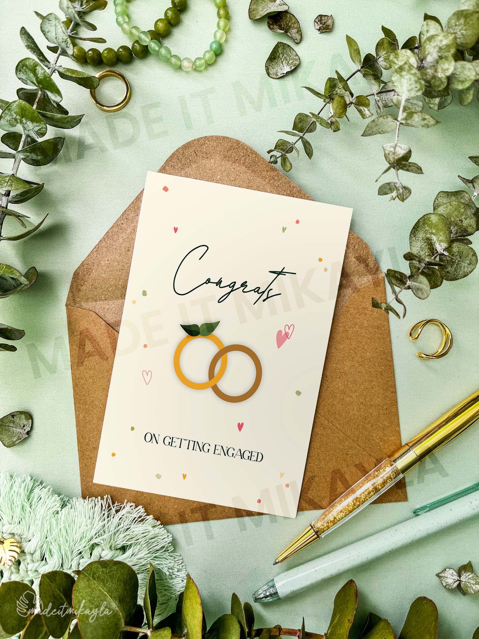 Congrats On Getting Engaged Greeting Card
