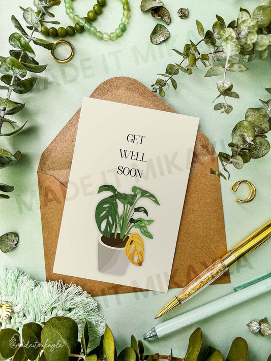 Get Well Soon Greeting Card | MadeItMikayla