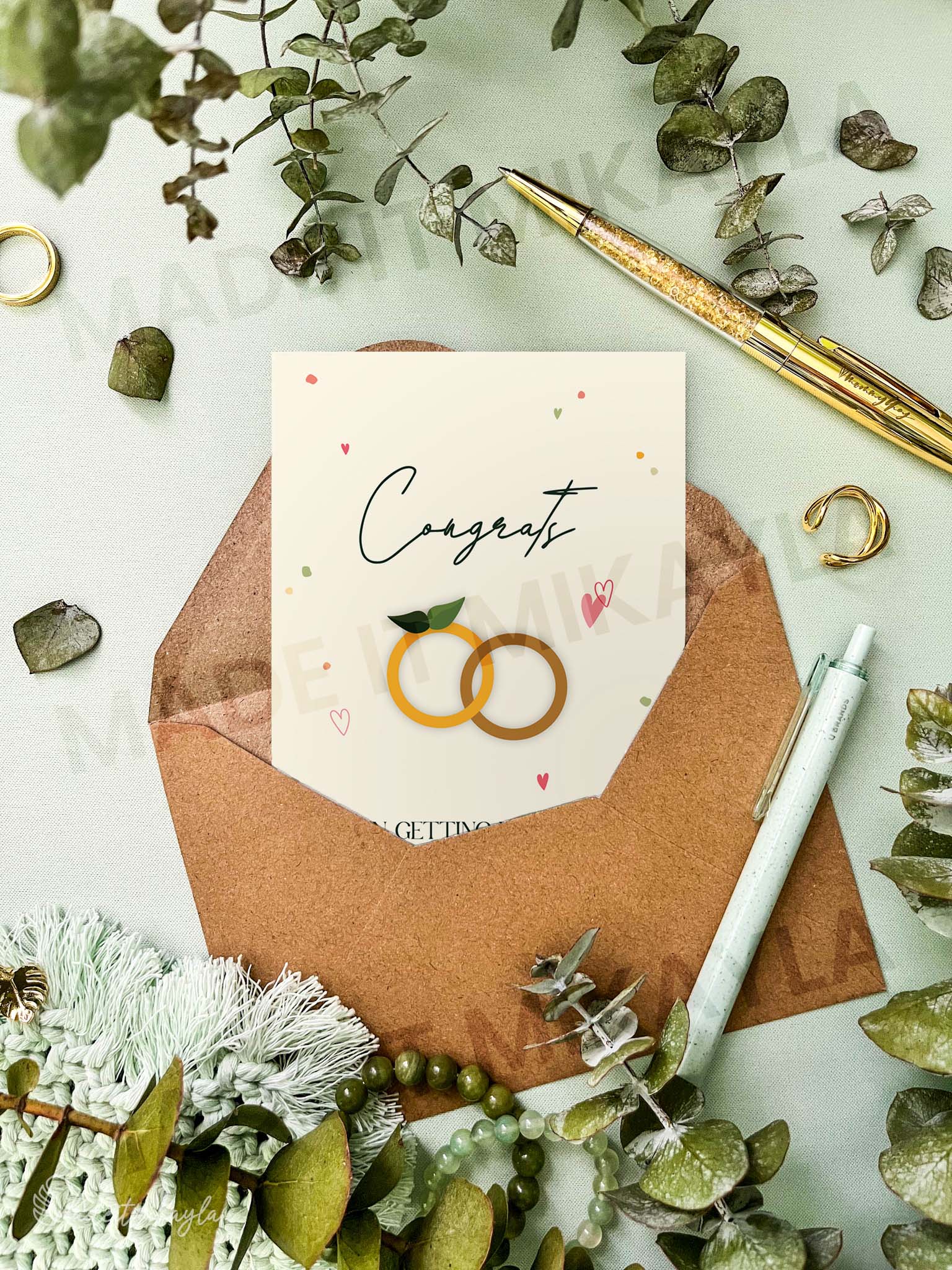 Congrats On Getting Engaged Greeting Card