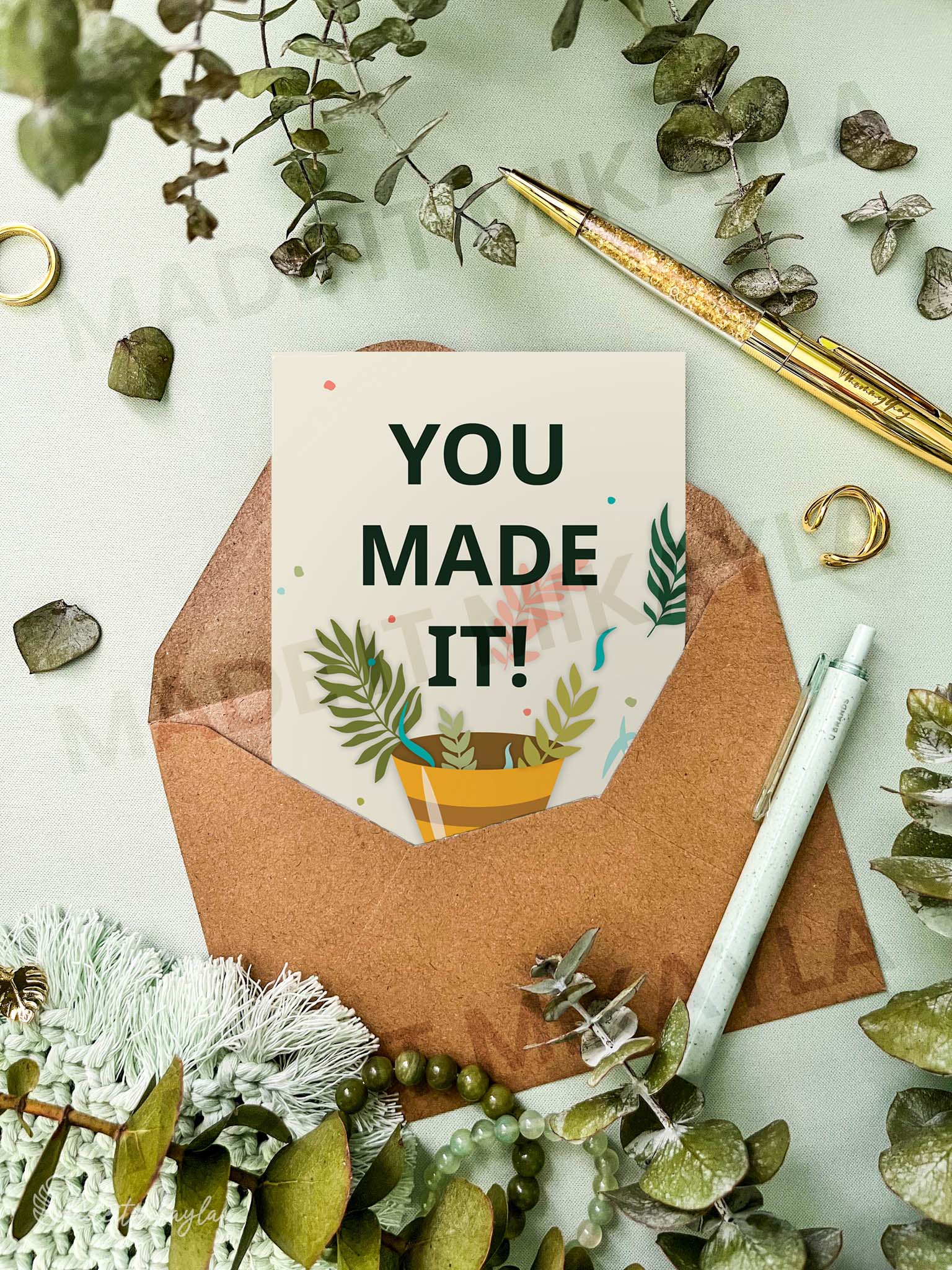 You Made It Greeting Card | MadeItMikayla