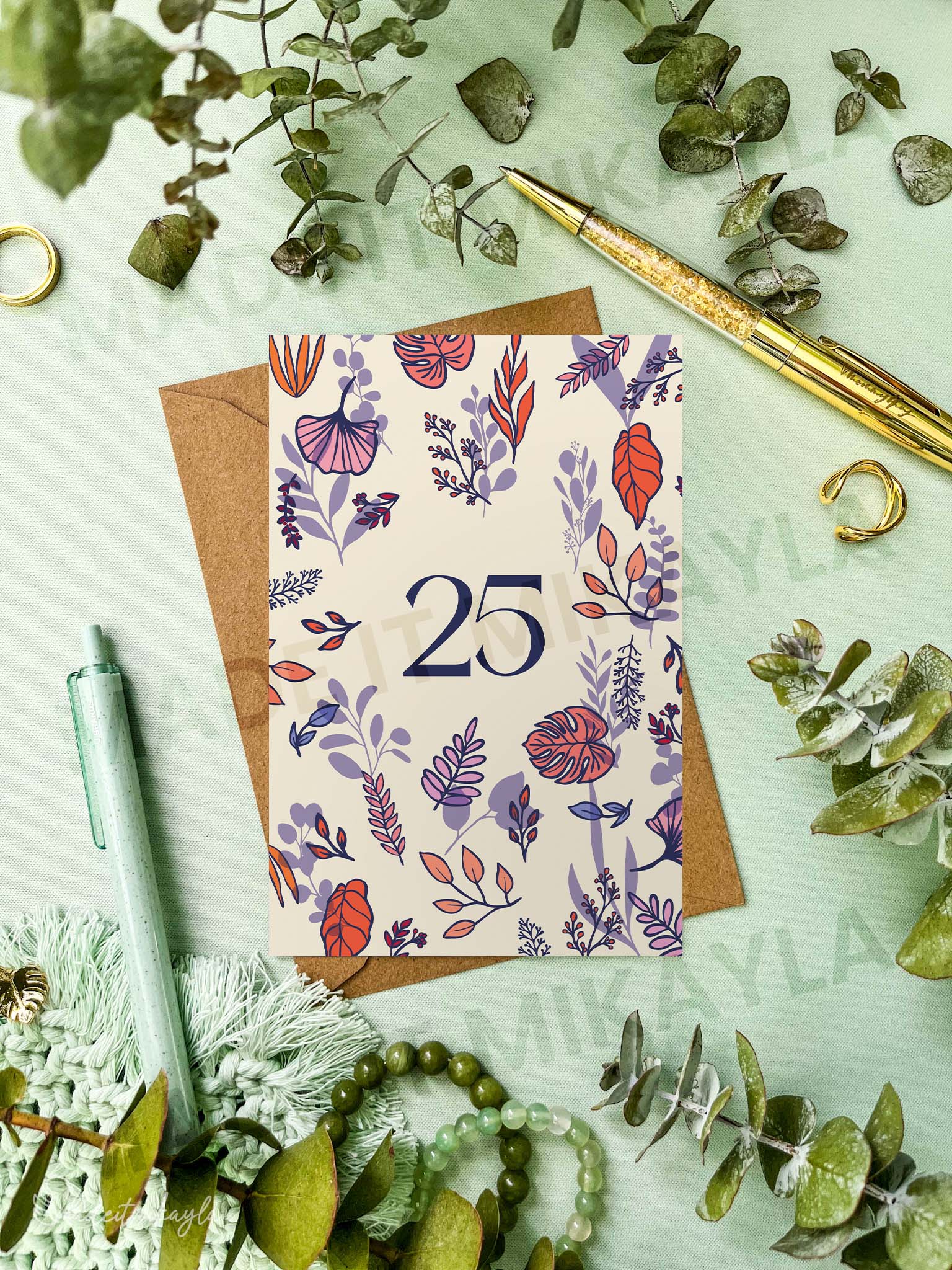 25 Greeting Card | MadeItMikayla