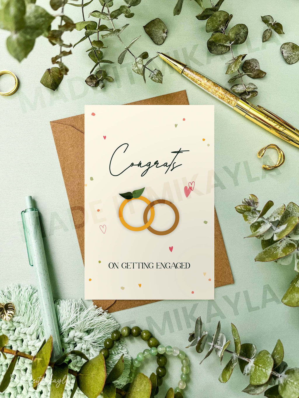 Congrats On Getting Engaged Greeting Card