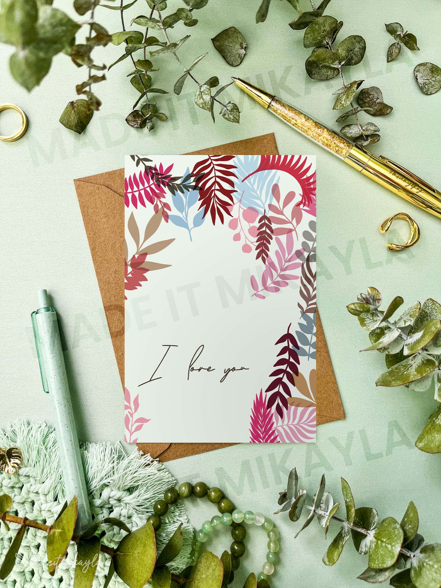 I Love You Greeting Card | MadeItMikayla