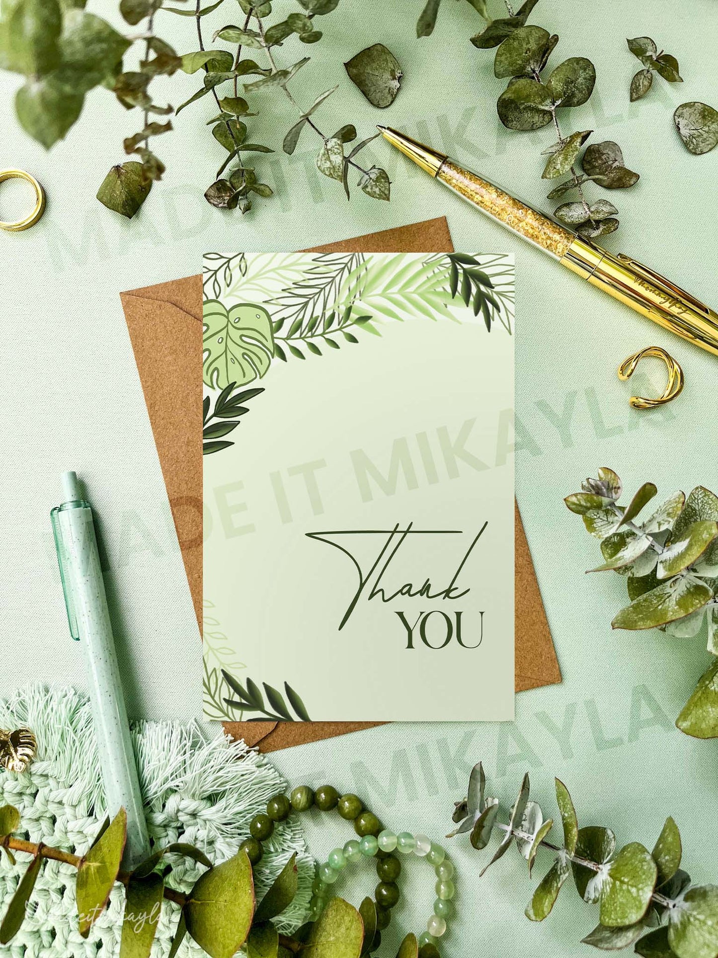 Thank You Greeting Card | MadeItMikayla