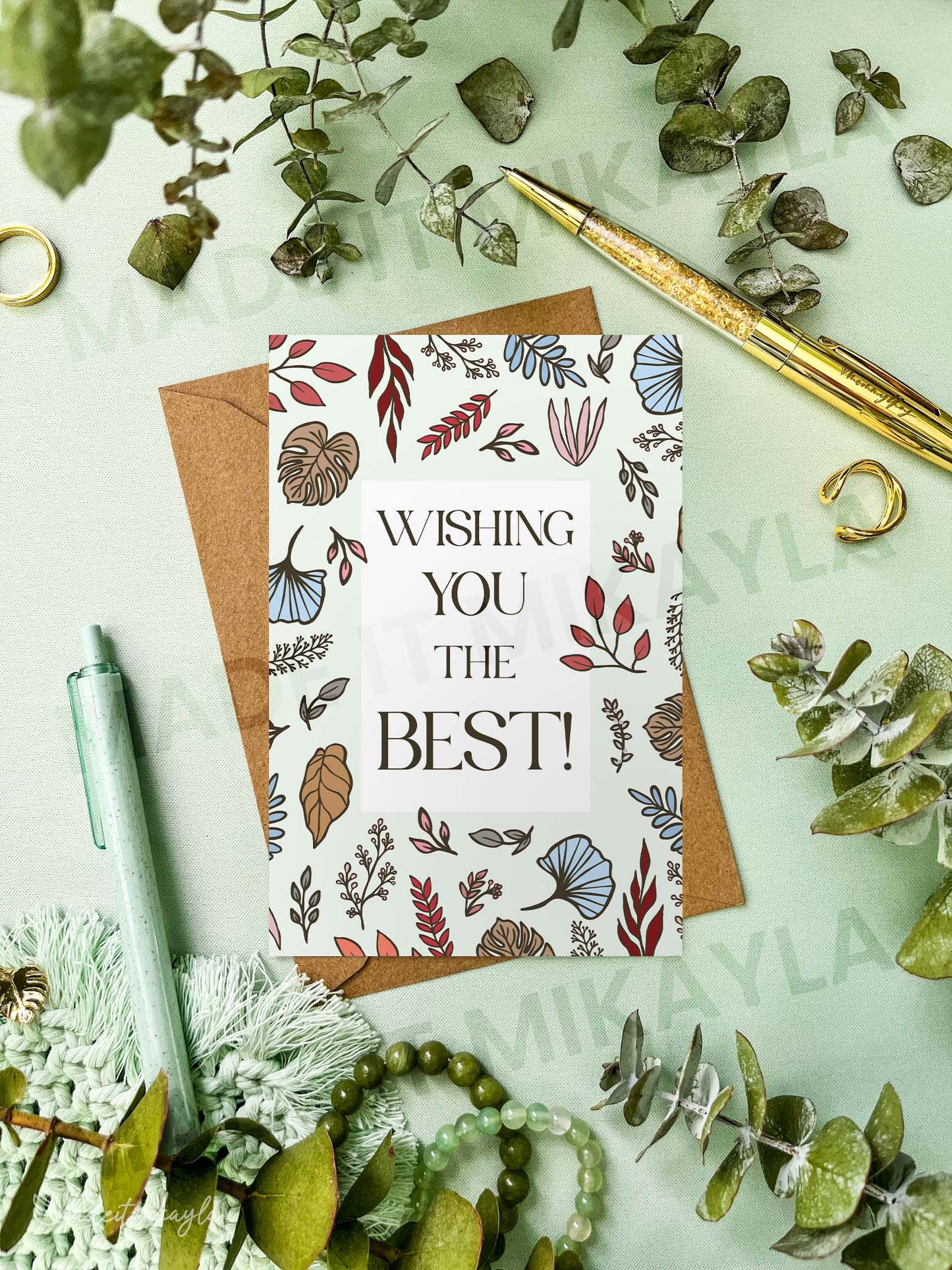 Wishing You The Best Greeting Card | MadeItMikayla