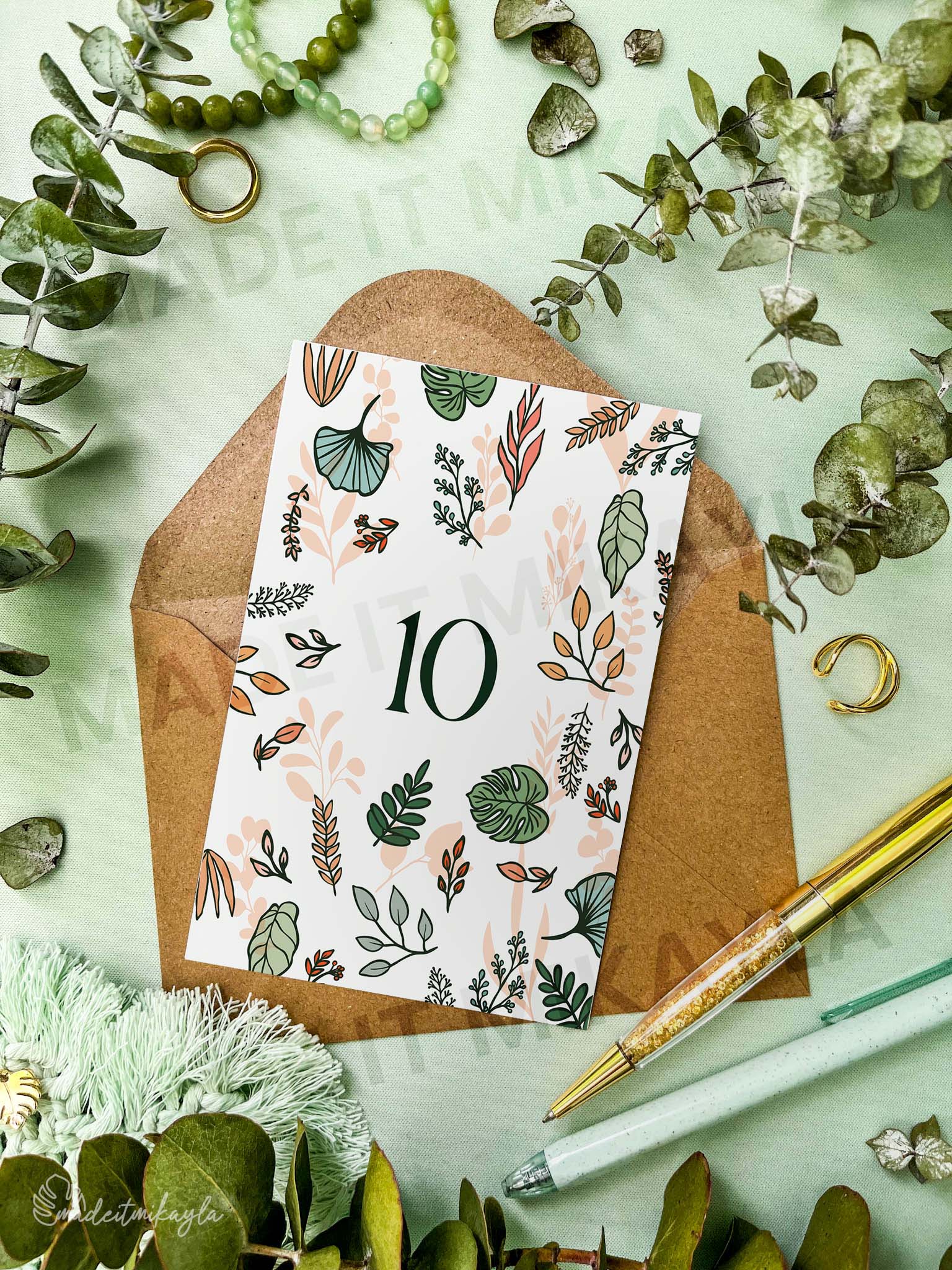 10 Greeting Card | MadeItMikayla