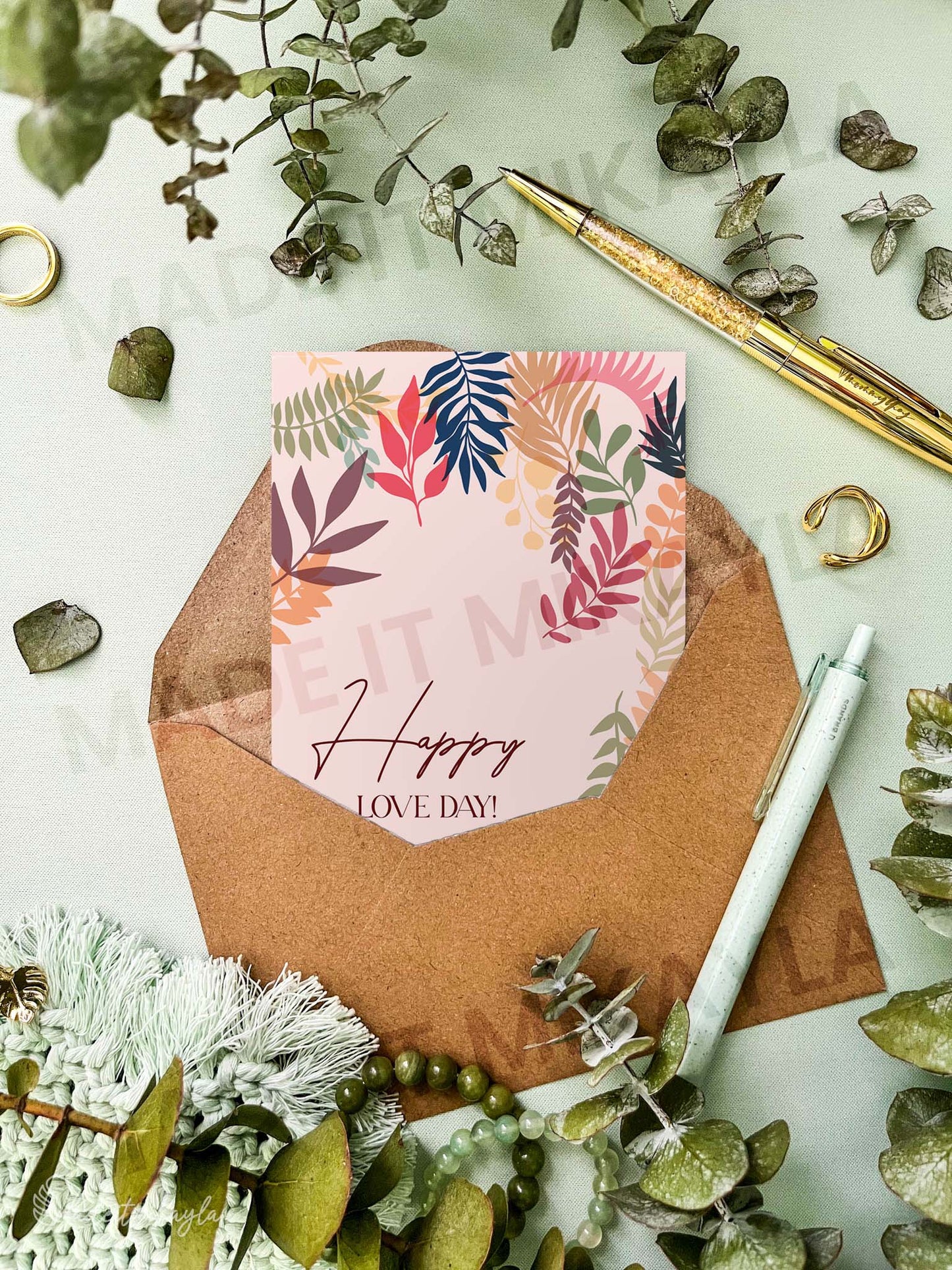 Happy Love Day Greeting Card | MadeItMikayla