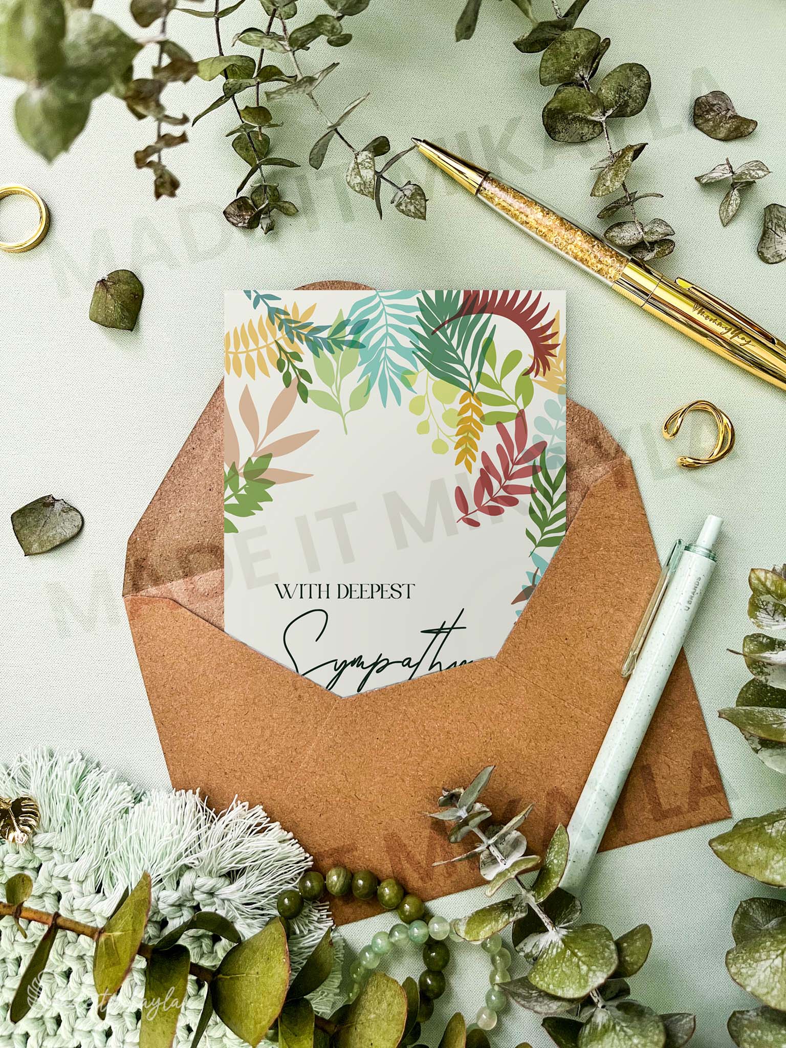 With Deepest Sympathy Greeting Card | MadeItMikayla