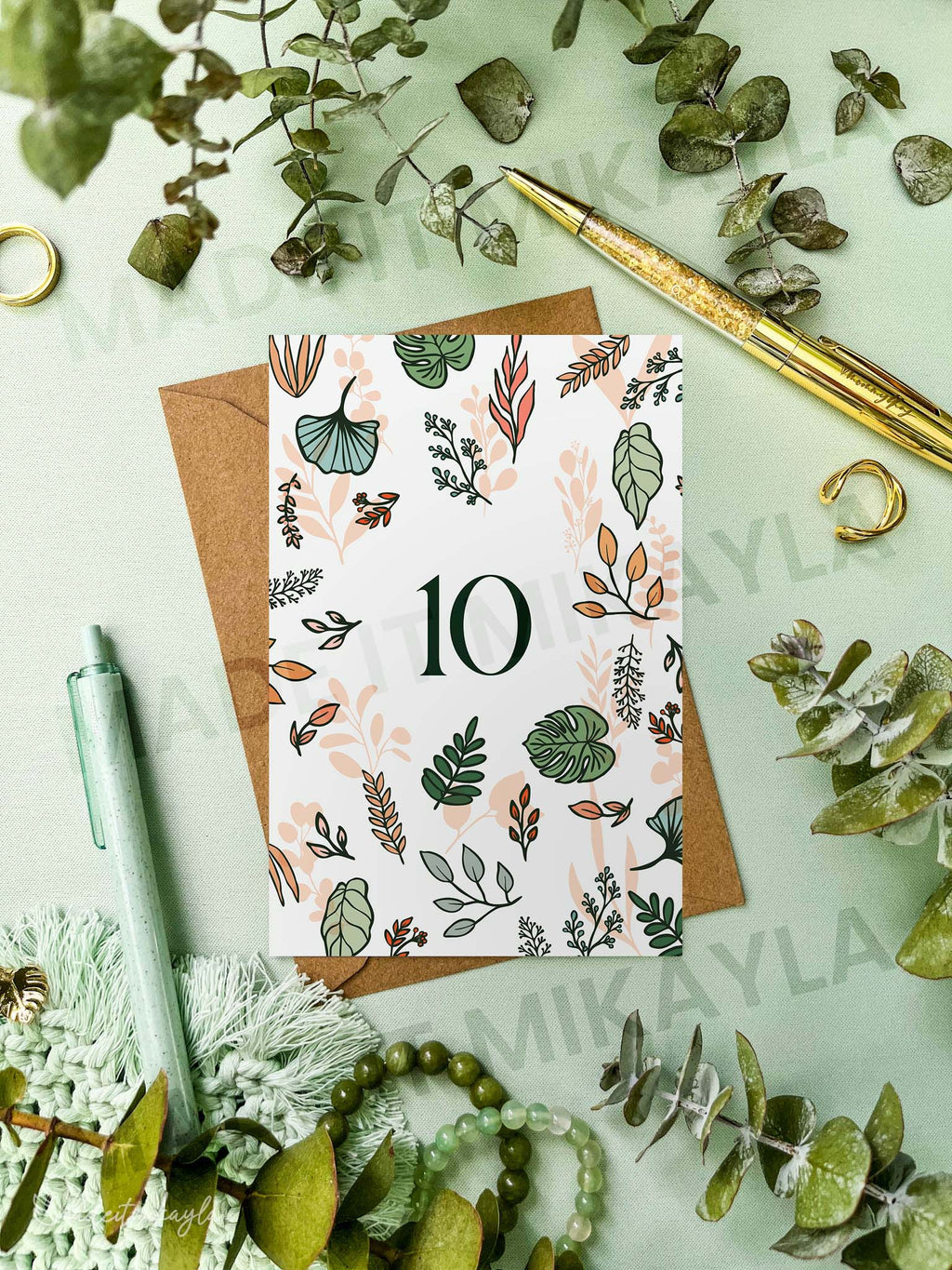 10 Greeting Card | MadeItMikayla