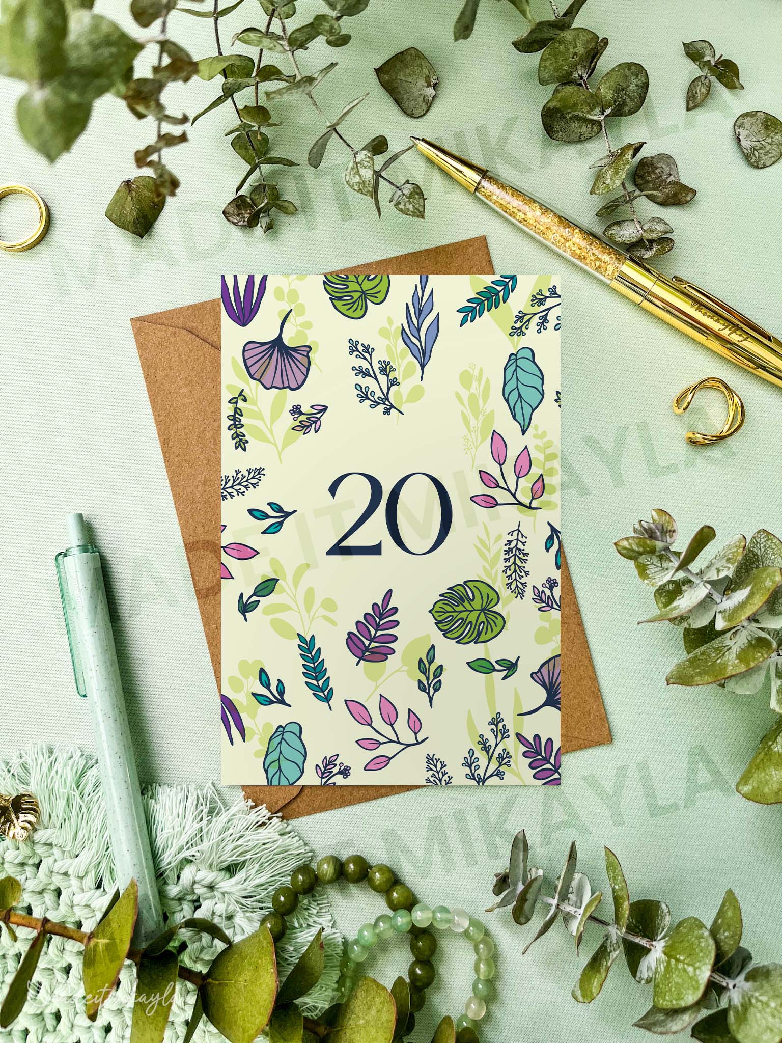 20 Greeting Card | MadeItMikayla
