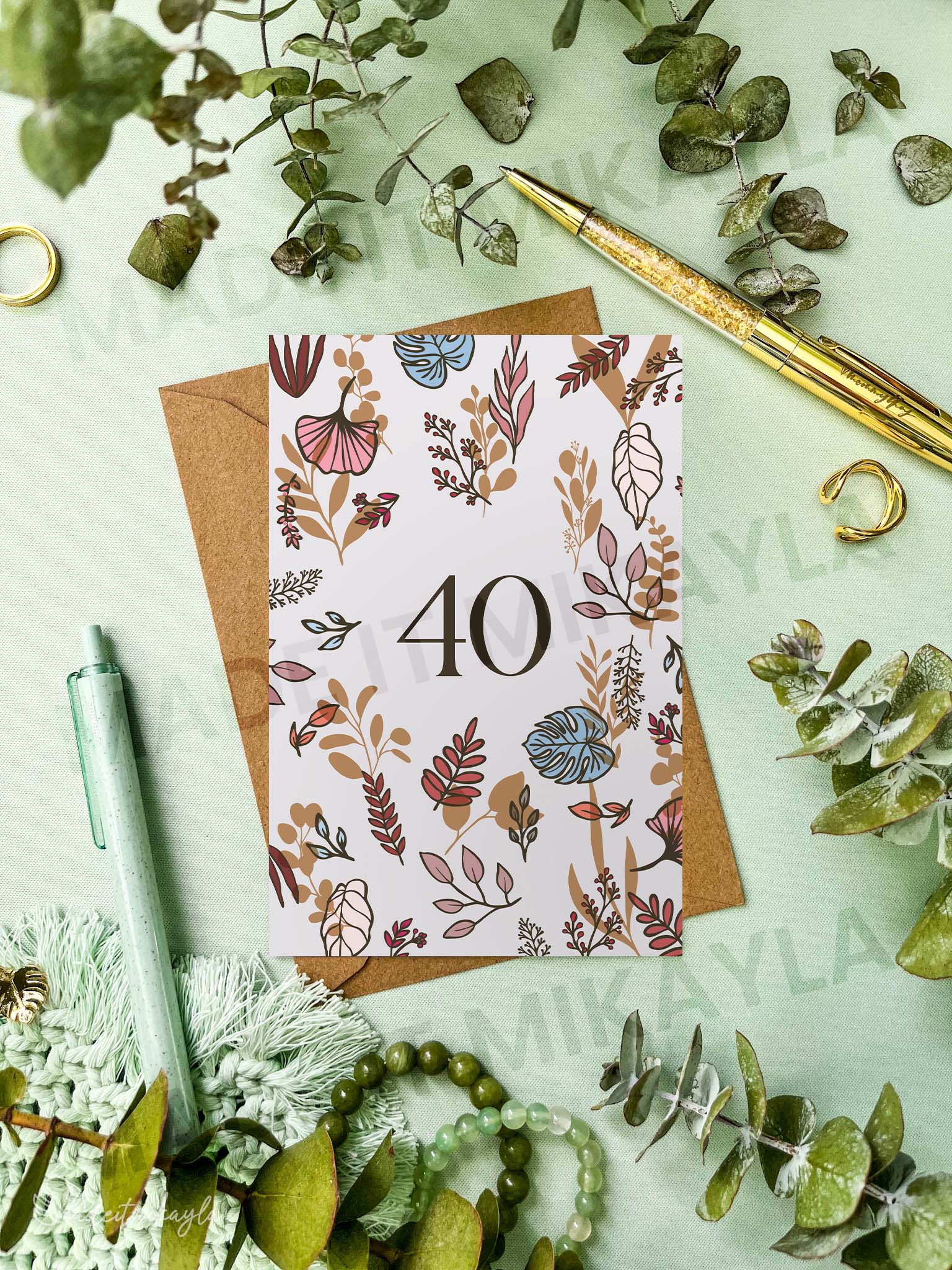40 Greeting Card | MadeItMikayla