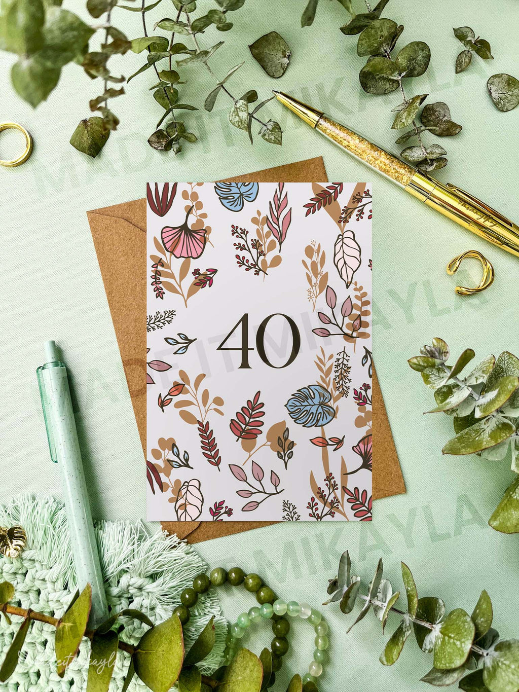 40 Greeting Card | MadeItMikayla