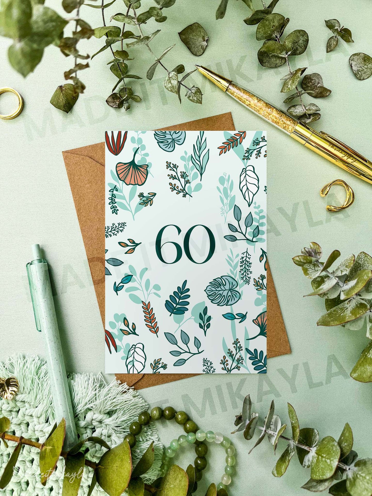 60 Greeting Card | MadeItMikayla