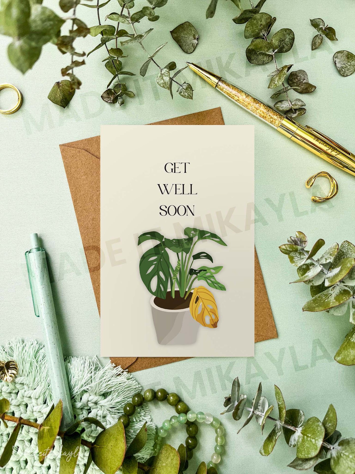 Get Well Soon Greeting Card | MadeItMikayla