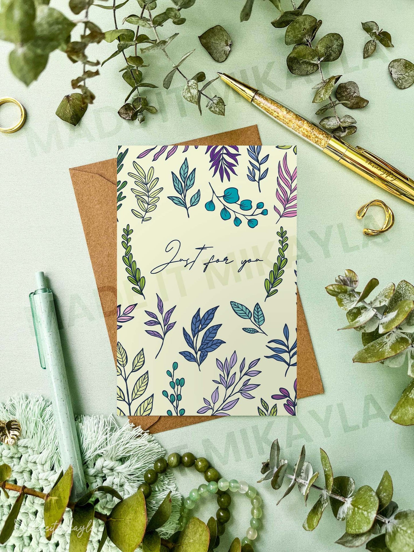 Just For You Greeting Card | MadeItMikayla