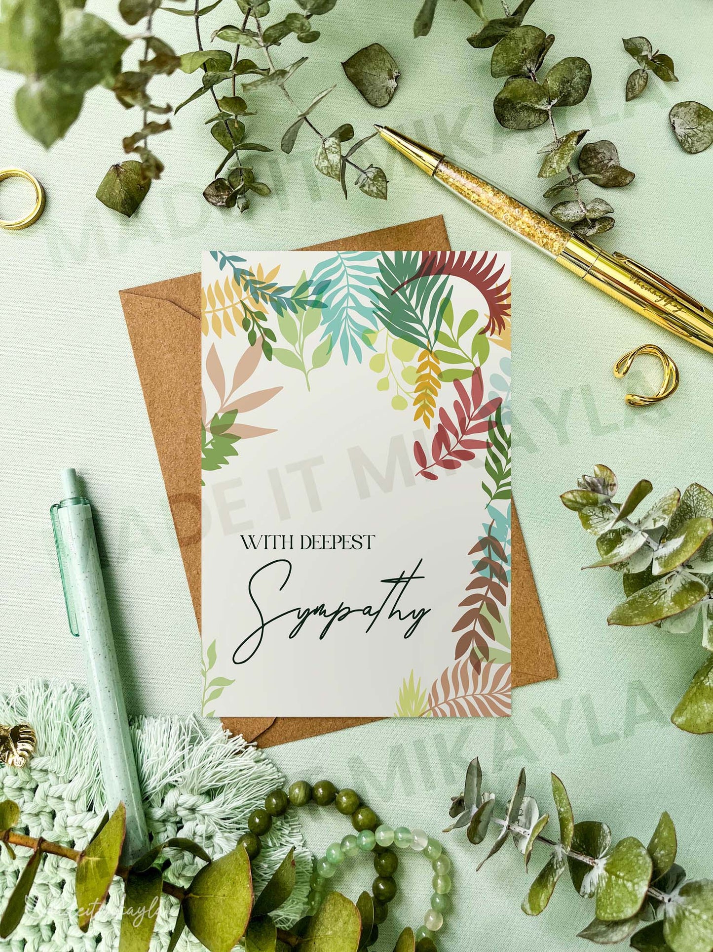 With Deepest Sympathy Greeting Card | MadeItMikayla