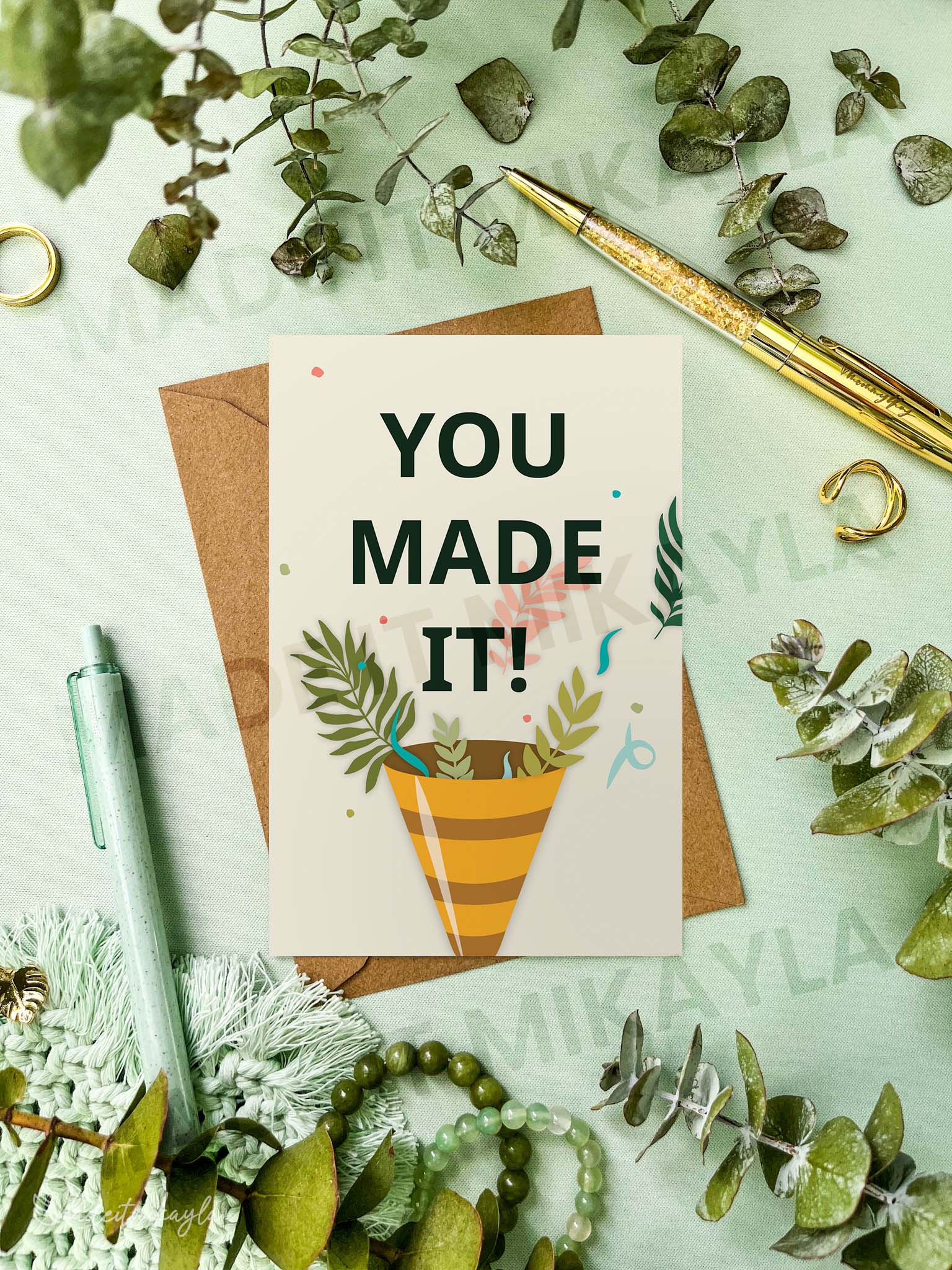 You Made It Greeting Card | MadeItMikayla