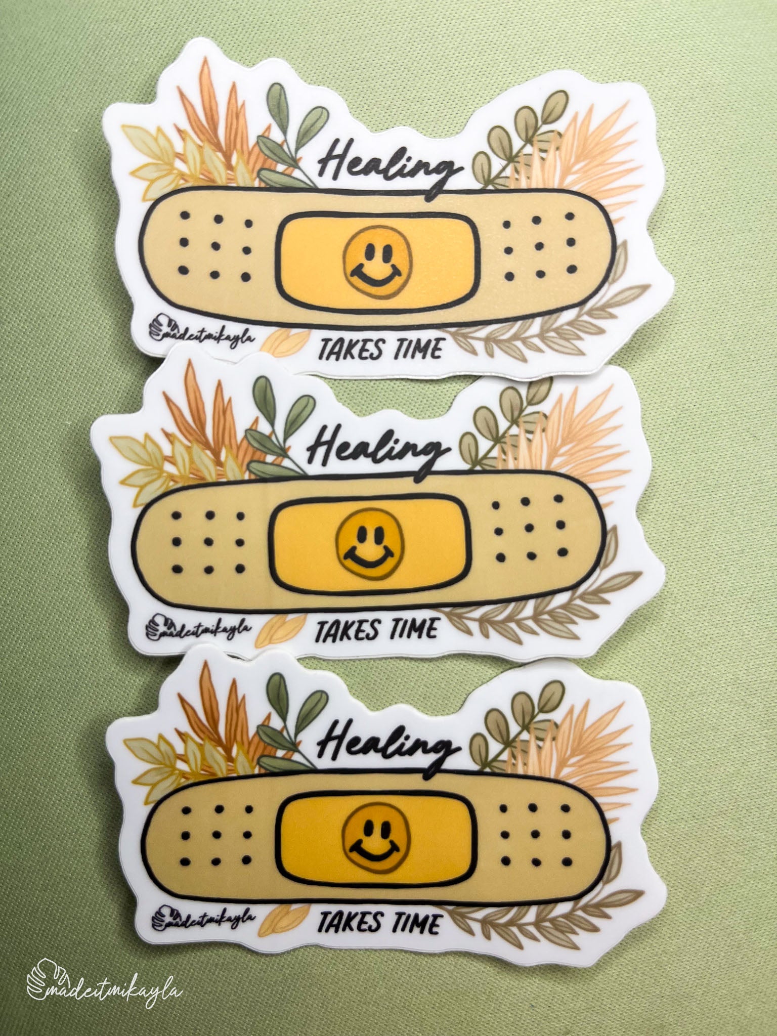 Oopsies Healing Takes Time Sticker