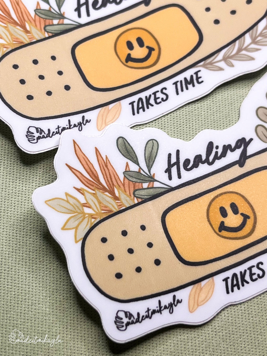 Oopsies Healing Takes Time Sticker