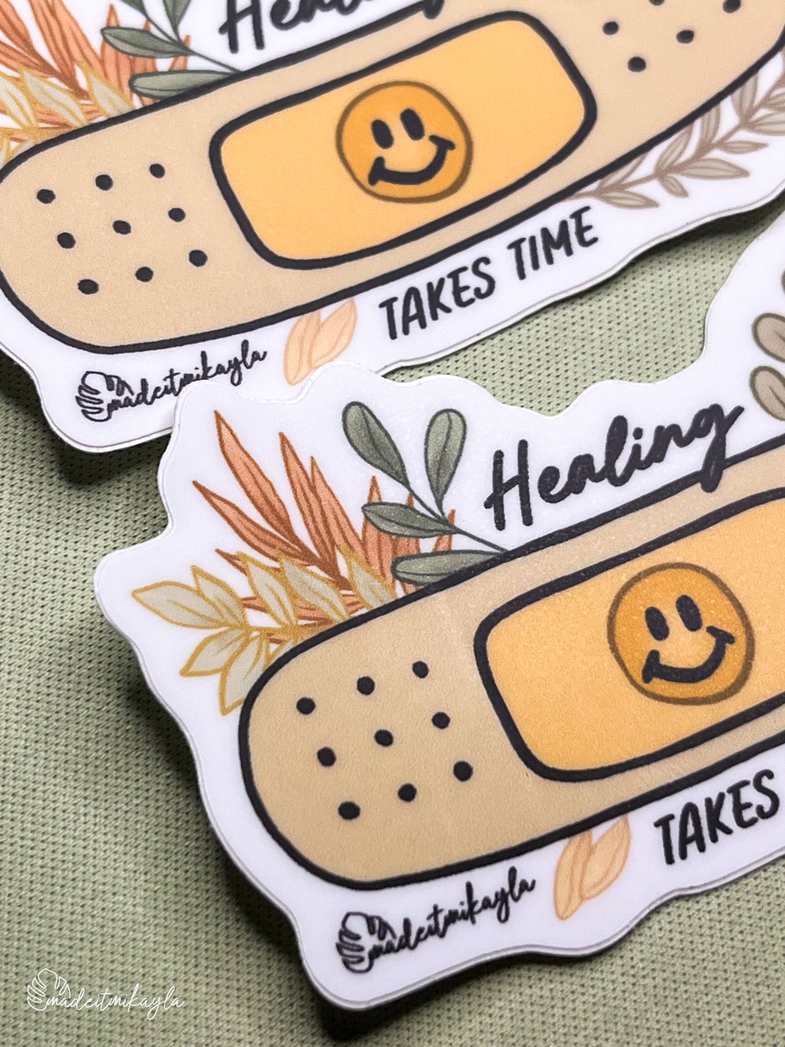 Oopsies Healing Takes Time Sticker