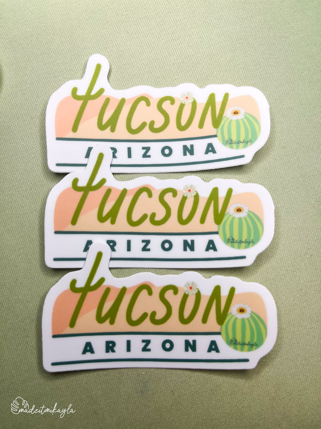 Oopsies Tucson Arizona Sticker