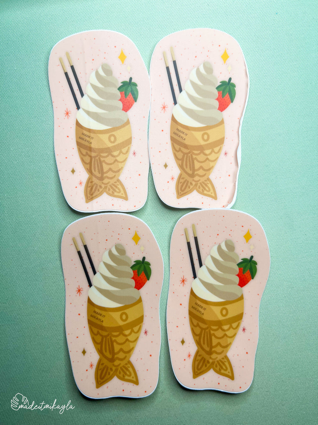 Oopsies Taiyaki Sticker