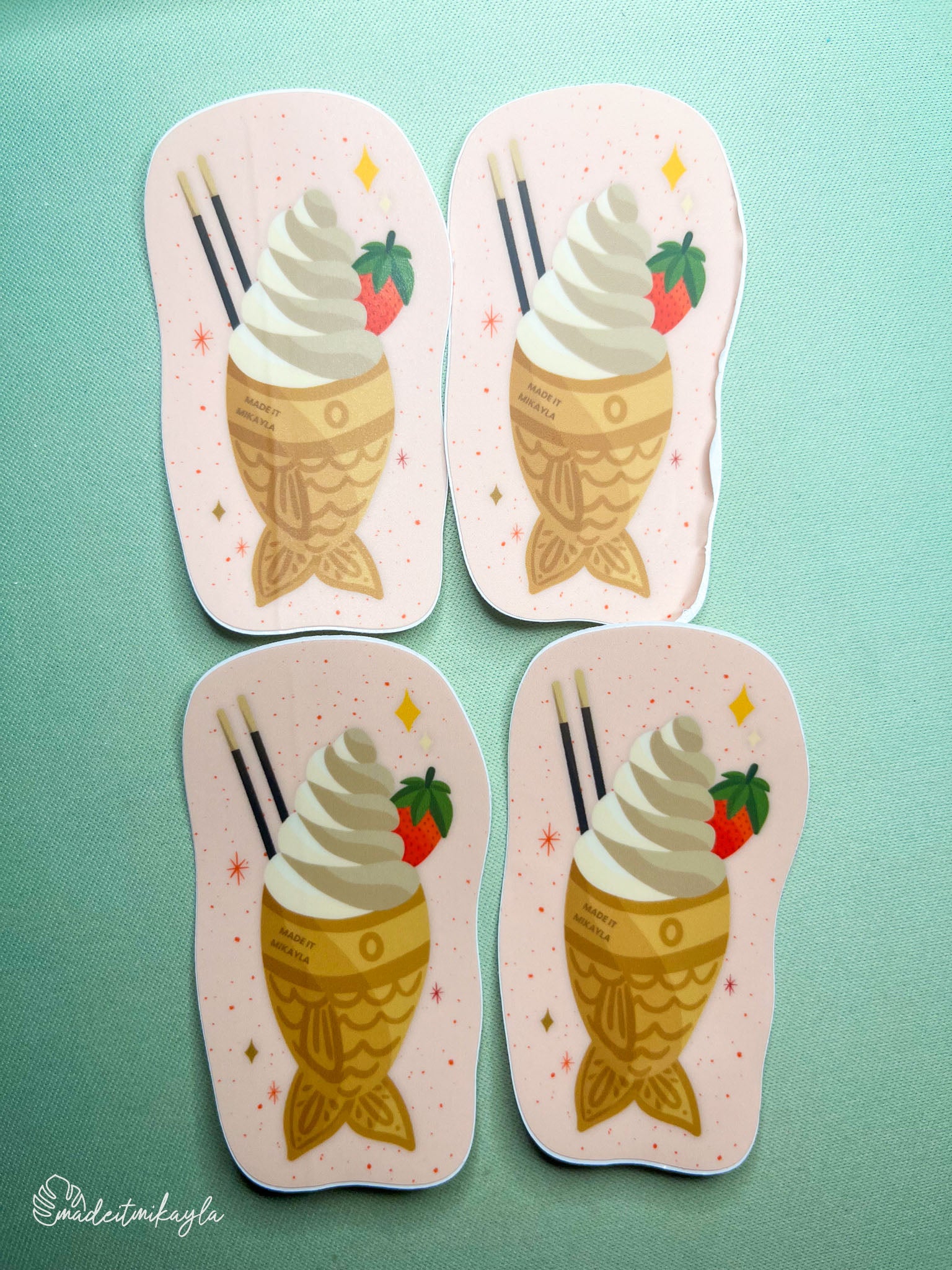 Oopsies Taiyaki Sticker